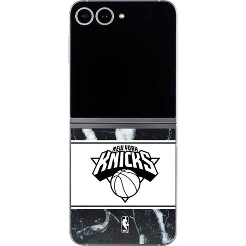 NBA New York Knicks Marble Galaxy Z Flip6 Skin